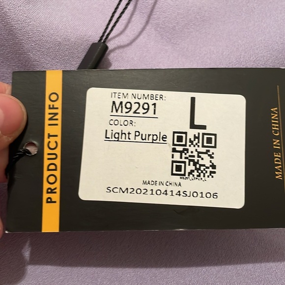 Miusol lilac dress NWT size large - Picture 4 of 7